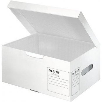 Leitz Infinity archivační krabice s víkem velikosti bílá A4 od 219 Kč -  Heureka.cz