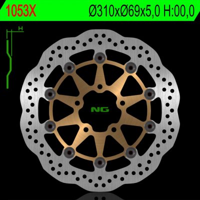 NG přední brzdový kotouč SUZUKI DL 650 04-07, SV650 03-08, DL 1000 02-11, SV 1000 03-08 (310X69X5) (5X10,5mm) WAVE – Zbozi.Blesk.cz