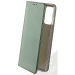 Pouzdro 1Mcz Magnetic Book Samsung Galaxy S20 FE, Galaxy S20 FE 5G tmavě zelené