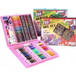 ISO 9174 Výtvarná sada Mega Art Set 168 ks růžová – Zboží Dáma