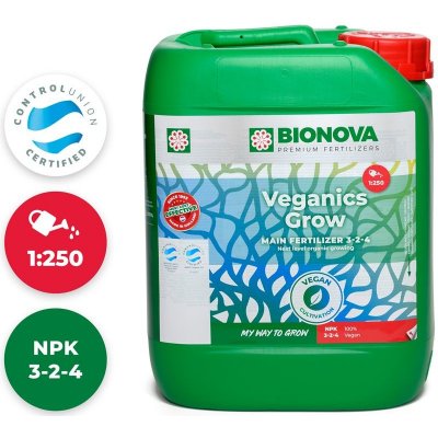 Bio Nova BioNova Veganics Grow 5 l – Zboží Mobilmania