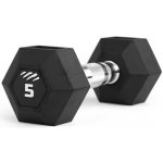 Tiguar Jednoruční činka gumová HEX 5 kg – Hledejceny.cz