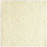 Ambiente ubrousky Elegance 3V krémové metalické 15ks 33x33cm – Hledejceny.cz