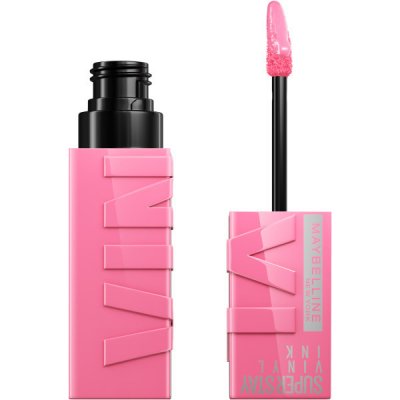 Maybelline, Tekutá rtěnka Super Stay Vinyl Ink 155 Upbeat 4,2 ml – Zboží Dáma