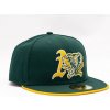 Kšíltovka New Era 59FIFTY MLB Team Color Split 5 Oakland Athletics Green