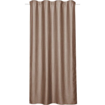 Zatemňovací závěs s řasící páskou Blackout Shine hnědý 175 x 135 cm – Hledejceny.cz