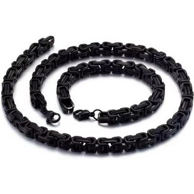 Impress Jewelry sada z chirurgické oceli Be Hard Černý řetízek a náramek 190717134116-SET-ABLC – Hledejceny.cz