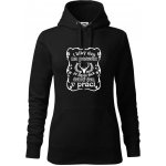 Blbý den na posedu mikina dámská Cape s kapucí Černá – Hledejceny.cz