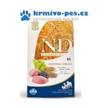 N&D Ancestral Grain Dog Adult Mini Lamb & Blueberry 2,5 kg