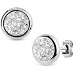 Nubis ocelové náušnice DRUZY Crystal NB312 – Zboží Dáma