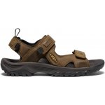 Keen Targhee III Open Toe Sandal M bison/mulch pánské kožené outdoorové sandály – Zboží Mobilmania