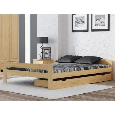 AMI Nábytek masiv VitBed Fumi borovice s roštem + s matrací Kassandra – Zboží Mobilmania