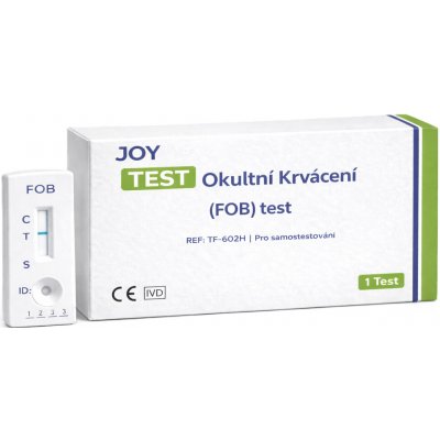 JoyTest Rychlý test na okultní krvácení FOB 1 ks – Hledejceny.cz