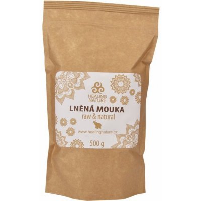 RAW Lněná mouka Healing Nature 500 g – Zboží Mobilmania