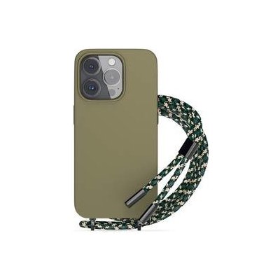 Pouzdro Epico Silicone Necklace na Apple iPhone 14 Pro Max zelené – Zboží Mobilmania