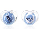 Tommee Tippee C2N silikon Night modrá 2 ks – Zboží Dáma