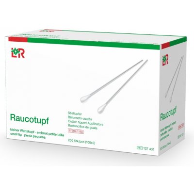 Raucotupf Vatové tyčinky sterilní 100x2 ks – Hledejceny.cz
