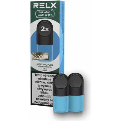 RELX Náhradní Pod - Menthol Plus 2ks – Zboží Dáma