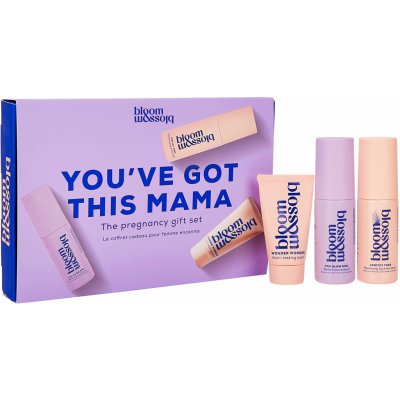 Bloom & Blossom You've Got This Mama Wonder Worker intenzivní vyživující balzám 25 ml + You Glow Girl tělový olej 40 ml + Spritzy Toes osvěžující sprej na nohy 40 ml dárková sada – Zboží Mobilmania