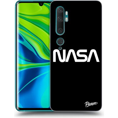 Pouzdro Picasee silikonové Xiaomi Mi Note 10 (Pro) - NASA Basic černé – Zbozi.Blesk.cz