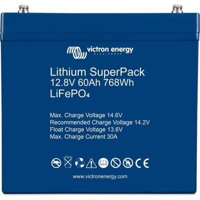 Victron Energy LiFePO4 baterie 12,8V/60Ah Lithium SuperPack BAT512060705 – Zboží Živě