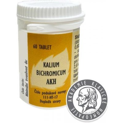 AKH Kalium bichromicum 60 tablet – Hledejceny.cz