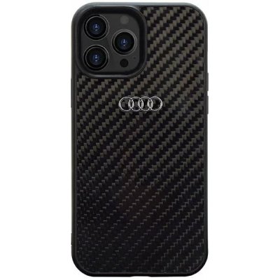 Pouzdro Audi Carbon Fiber iPhone 13 Pro Max černé