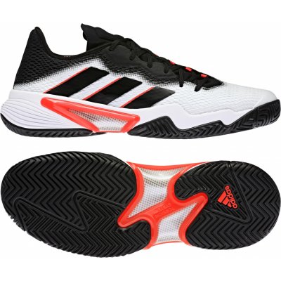 Adidas Barricade M - cloud white/core black/solar red – Zboží Mobilmania