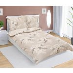 Bellatex Povlečení krep kávová větvička 140x220 70x90 – Zboží Dáma