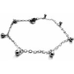 Steel Jewelry Náramek na nohu kuličky z chirurgické oceli NK090400 – Zboží Dáma