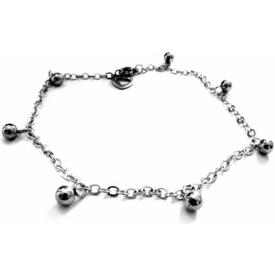 Steel Jewelry Náramek na nohu kuličky z chirurgické oceli NK090400 – Zboží Dáma