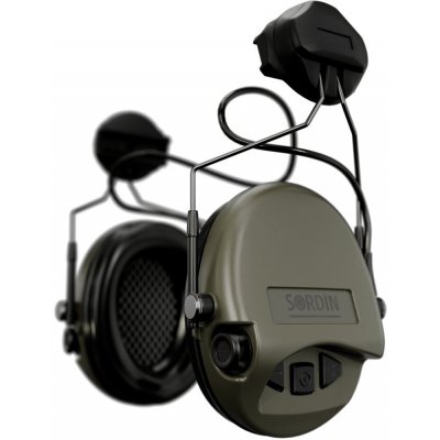 Sluchátka MSA Sordin Supreme Pro elektronická s pěnovými polštářky zelená