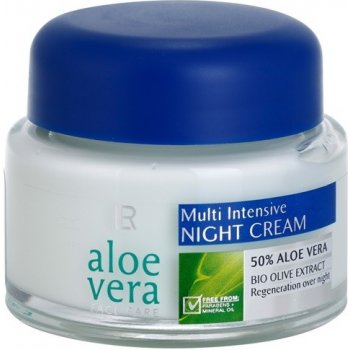 LR Aloe Vera Face Care regenerační noční krém 50% Aloe Vera and Bio Olive Extract 50 ml