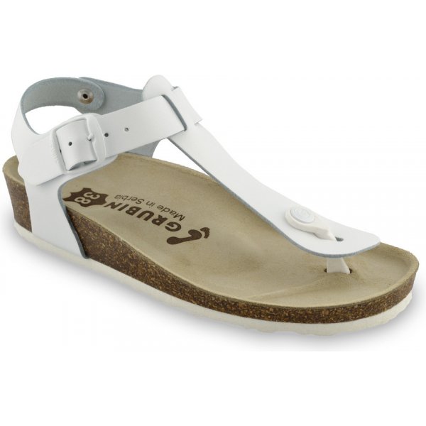 Grubin zdravotní dámská kožená obuv Tobago dámské sandále s oporou palce  bílá 0953650 bílá od 1 399 Kč - Heureka.cz