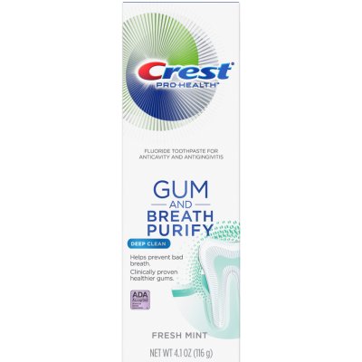 Procter & Gamble Crest Gum And Breath Purify Deep Clean pro svěží dech 116 g – Hledejceny.cz