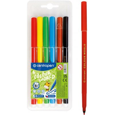 Centropen Colour World 7550 6 ks – Zboží Živě