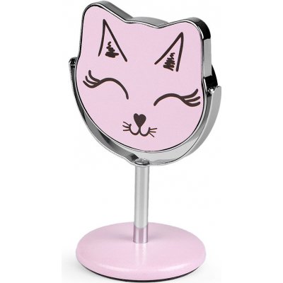 Prima obchod Kosmetické zrcátko stolní kočka 2 pudrová – Hledejceny.cz