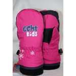 Echt C063 Dívčí teplé zimní palcové rukavice růžové