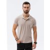 Pánské Tričko Ombre Clothing pánské basic polo tričko Douglas warm šedá