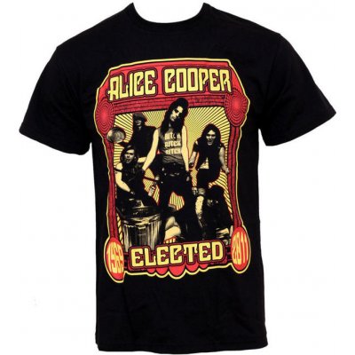Rock off tričko metal Alice Cooper Elected Band černá – Zboží Mobilmania