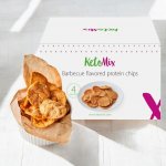 KetoMix Proteinové chipsy s příchutí barbecue 4 porce 120 g – Zbozi.Blesk.cz
