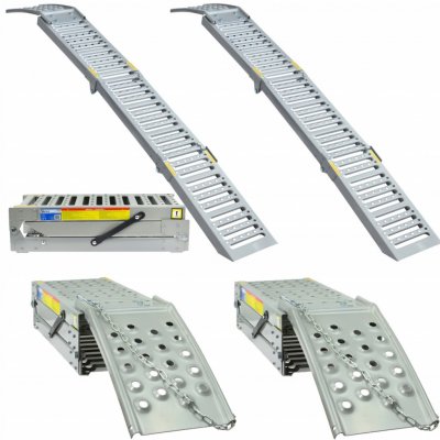 Nájezdové rampy 2,2 t, skládací přenosné, sada 2 ks | Zboží Auto