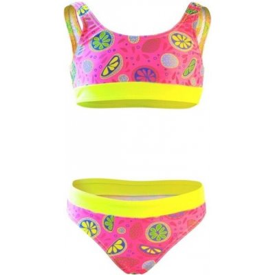 Axone Lemons Dívčí dvoudílné plavky, růžová – Zboží Dáma