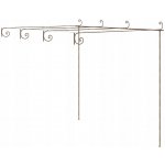 Kovová pergola VidaXL oblouk 1 cm – Hledejceny.cz