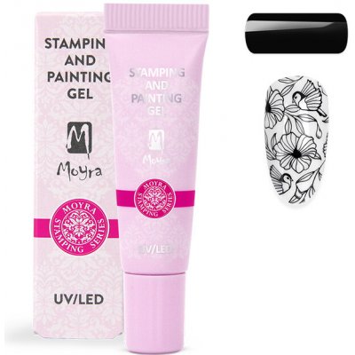 Moyra Stamping Painting gel č.07 Black – Hledejceny.cz