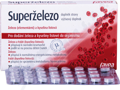 Favea Superželezo 30 tablet od 101 Kč - Heureka.cz