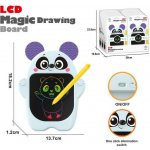 Kreslicí LCD tabulka panda 18,2 × 13,7 cm – Hledejceny.cz
