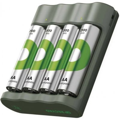 EMOS B50444 Nabíječka baterií GP Eco E441 + 4× AA ReCyko 2100 – Zboží Mobilmania