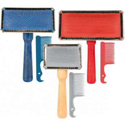 Trixie Kartáč Finišák střední s dřevěnou rukojetí 13 x 9 cm – Hledejceny.cz