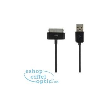 4World 07932 Kabel USB 2.0 iPad / iPhone / iPod přenos dat/nabíjení, 1m, černý